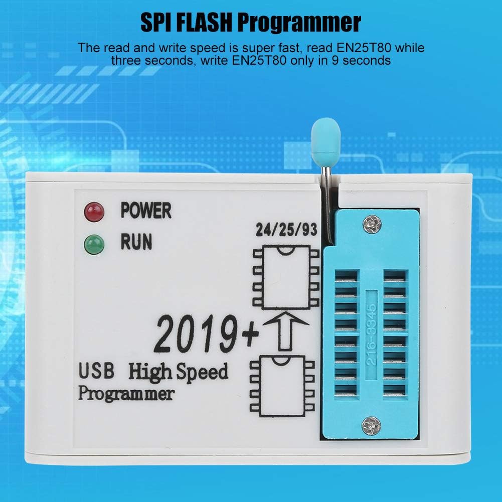 Glomora Programmer Programmer Programming High-Speed Adapter - Compact Socket for Swift Firmware Upgrades and Chip