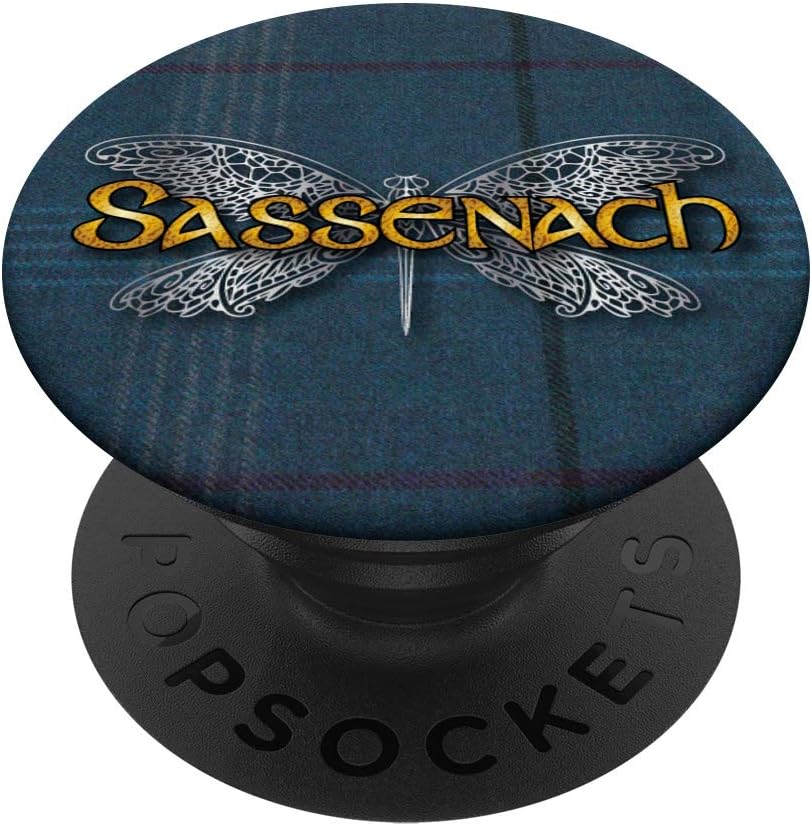 Sassenach Dragonfly Blue PopSockets Swappable PopGrip