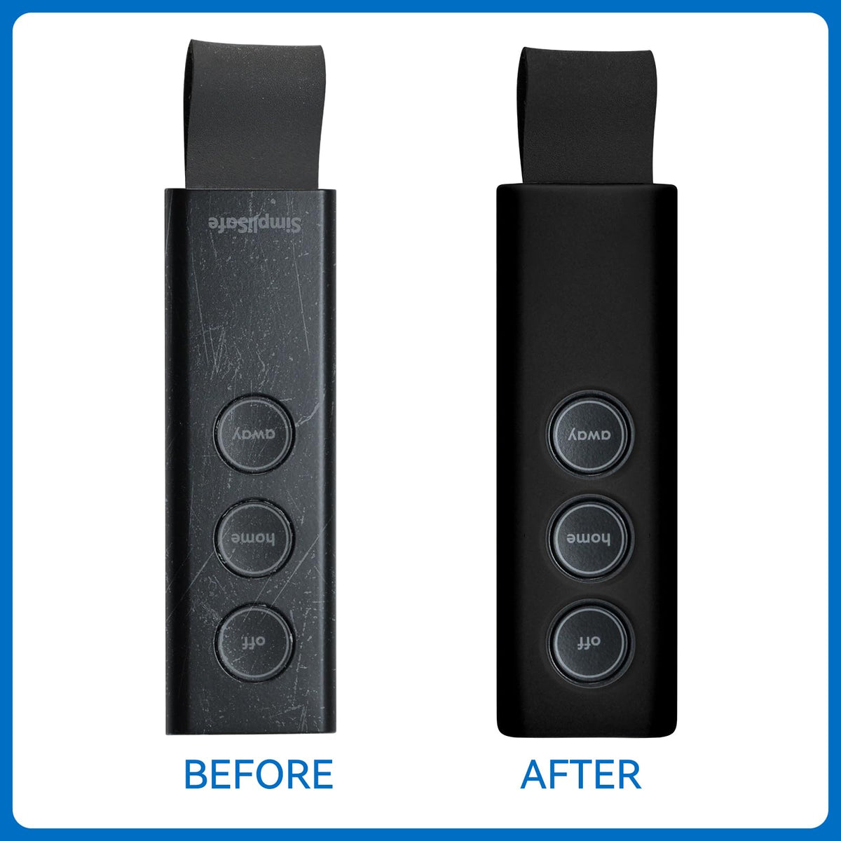 Protective Silicone Sleeve for SimpliSafe KeyFob - Arm and Disarm Remotely, Flexible Case for SimpliSafe Home Security System KeyFob - Latest Gen