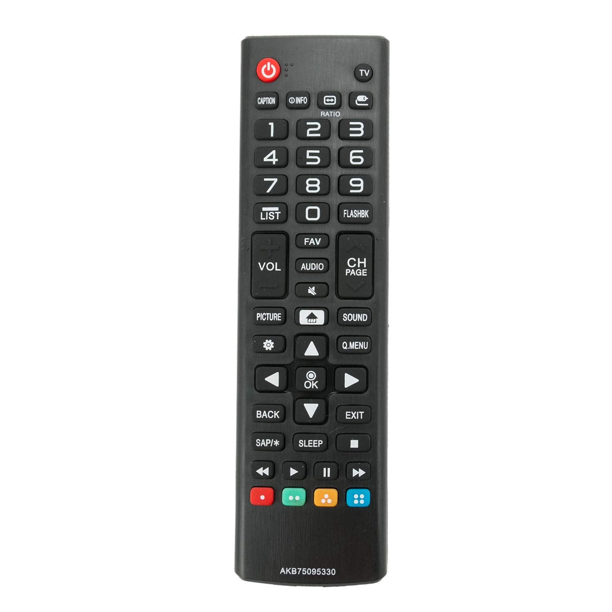 AKB75095330 Replacement Remote Control Applicable for LG TV 24LH4830 43LJ5000 32LJ500B 43LJ500M 28LJ400B 28MT42DF 24LH4830-PU 28LJ430B AKB75095376