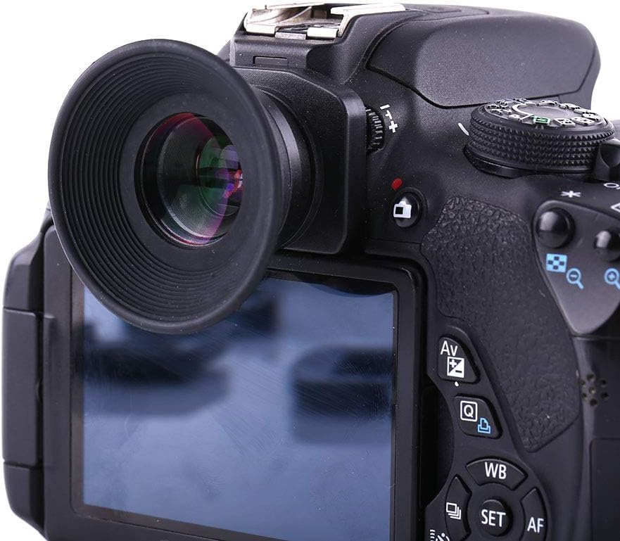 1.5X Black DSLR Eyecup for Enhanced Focus and Comfort