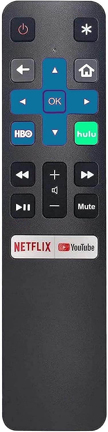 Basic Replacement Remote for Westinghouse WA43UFA1001, WA50UFA1001, WA55UFA1001, WA65UFA1001, WA43UFT1001, WA50UFT1001, WA55UFT1001, WA65UFT1001