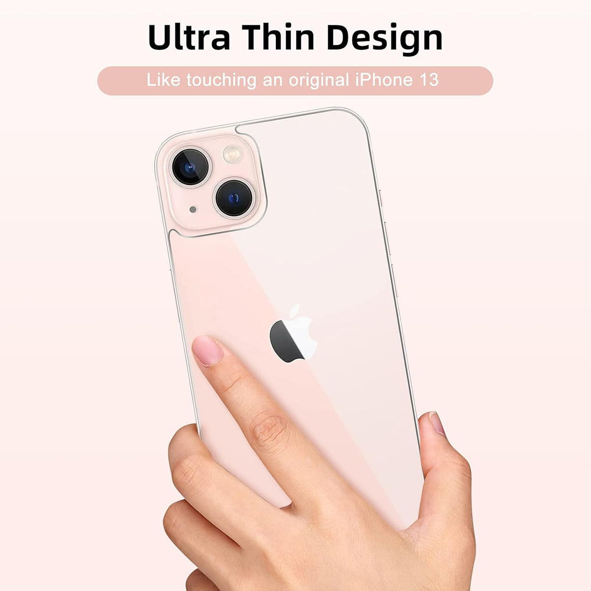 [3 Pack] Screen Protector for iPhone 13, Tempered Glass Front and Back Protector, iPhone 13 Camera Protector