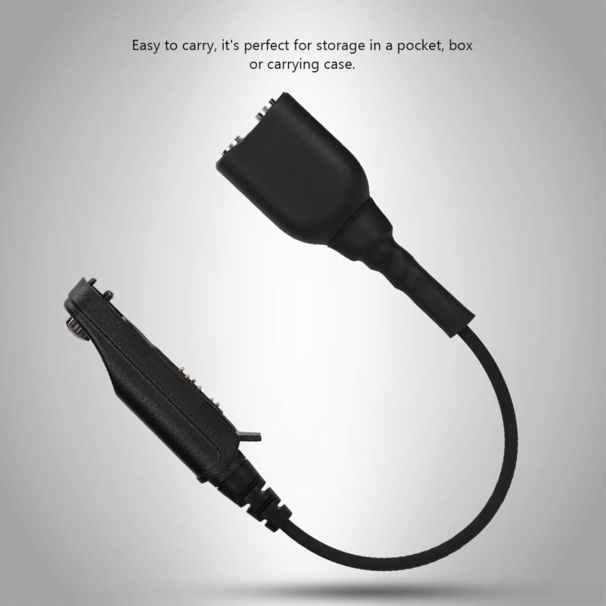 Yoidesu Walkie Talkies Headset Adapter for Baofeng BF-9700, K-head 2 Pin Audio Cable Adapter