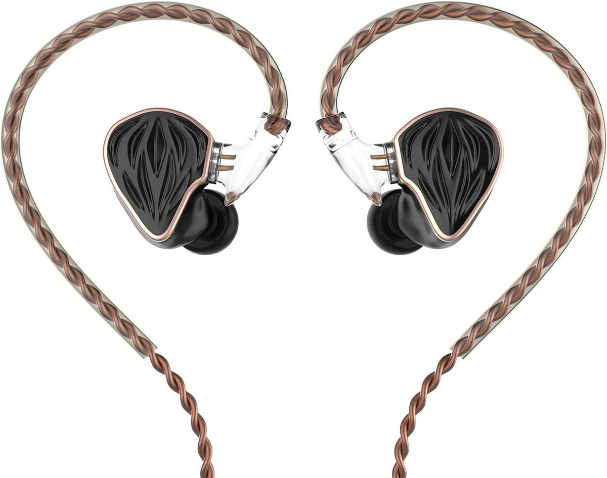 MS3 in-Ear Monitors, 2BA+1DD Hybrid IEM Wired Earphones, Includes 3 Pneumatic Tuning Filters - Exclusive Adjustable Soundstage for Instruments, Detachable Cable for Audiophile/Musician 4.4 mm