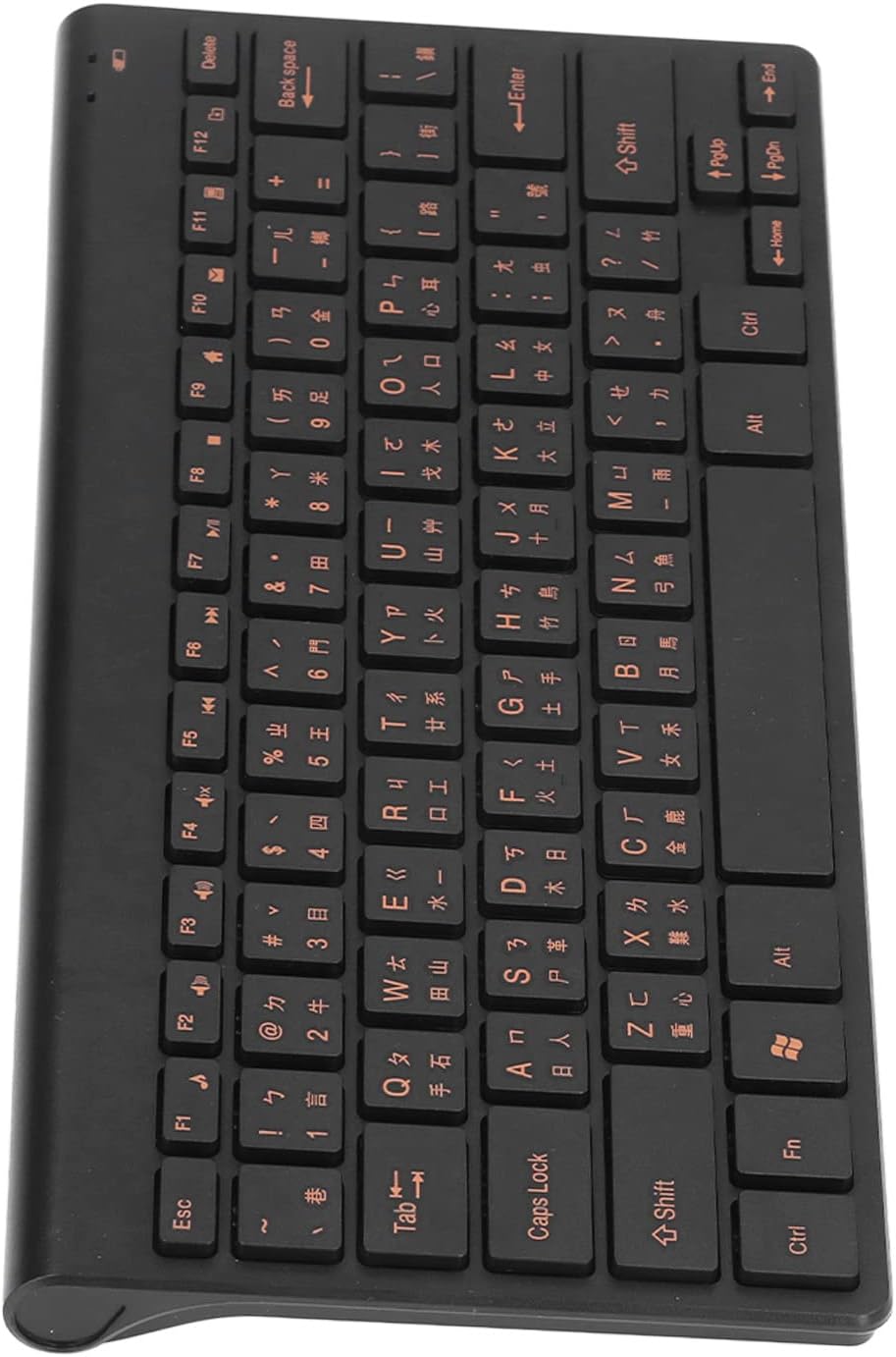 Mandarin Chinese Keyboard Traditional Cover, 78 Keys 2.4G Mouse Combo with Laser Engraving and Mute Function
