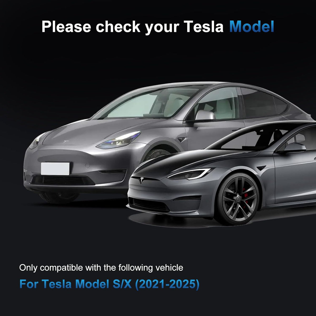 Screen Protectors for Tesla Model X&Model S 2023-2025, Center Console Touch Screen Tempered Glass Protective, Ultra Tough Shockproof Display Protective, Model S/X Accessories with 9H Anti-Fingerprint