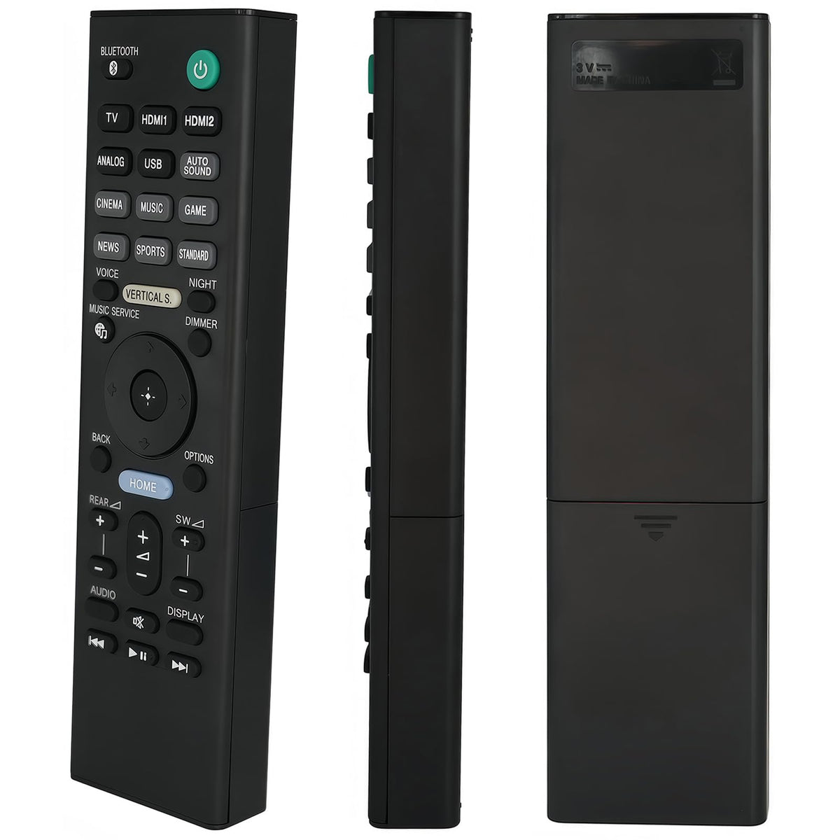 Replacement Remote Control Compatible for Sony HT-Z9F SA-WZF9 HT-X9000F SA-XF9000 Soundbar