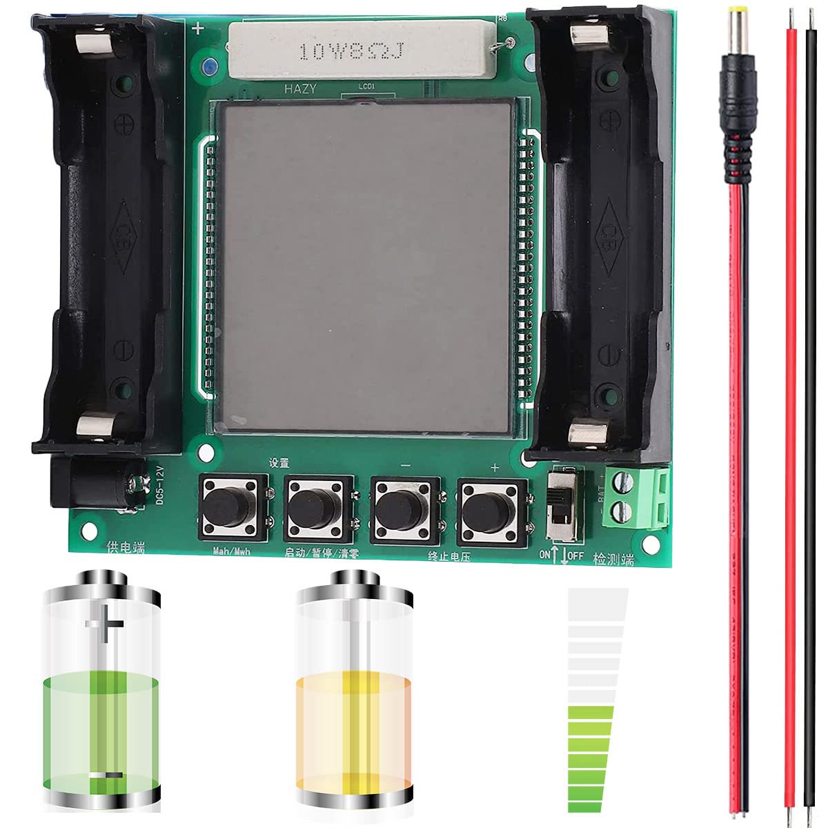 18650 Lithium Battery Capacity Tester, XH M239 Module, High Accuracy MAh MWh Digital Measurement