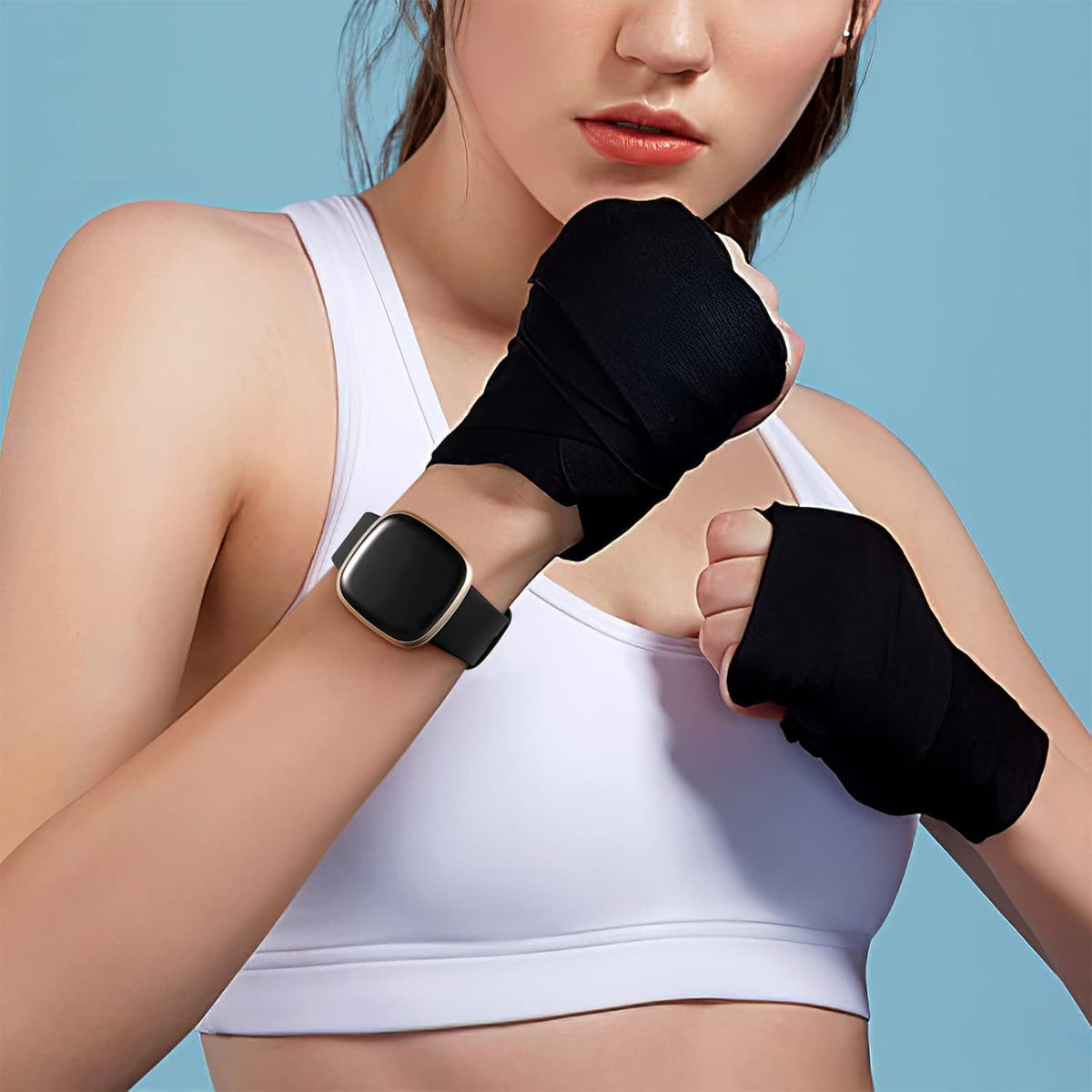 Dirrelo 4 Pack Soft TPU Sport Bands Compatible with Fitbit Versa 3 / Sense, Colorful Replacement Wristband for Men