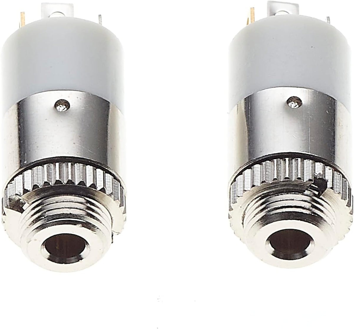2.5mm Jack Socket, Stereo Chassis Panel Mount Solder Connector with Locking Nut, Pack of 2 for Headphones