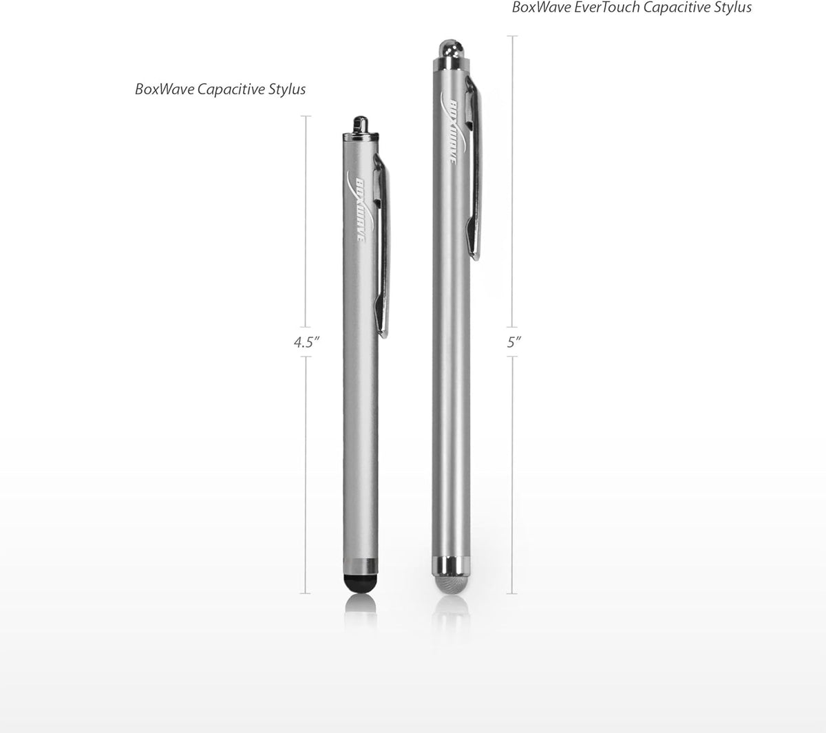 BoxWave EverTouch Stylus Pen for Getac T800 - Fiber Tip Capacitive Stylus, Jet Black