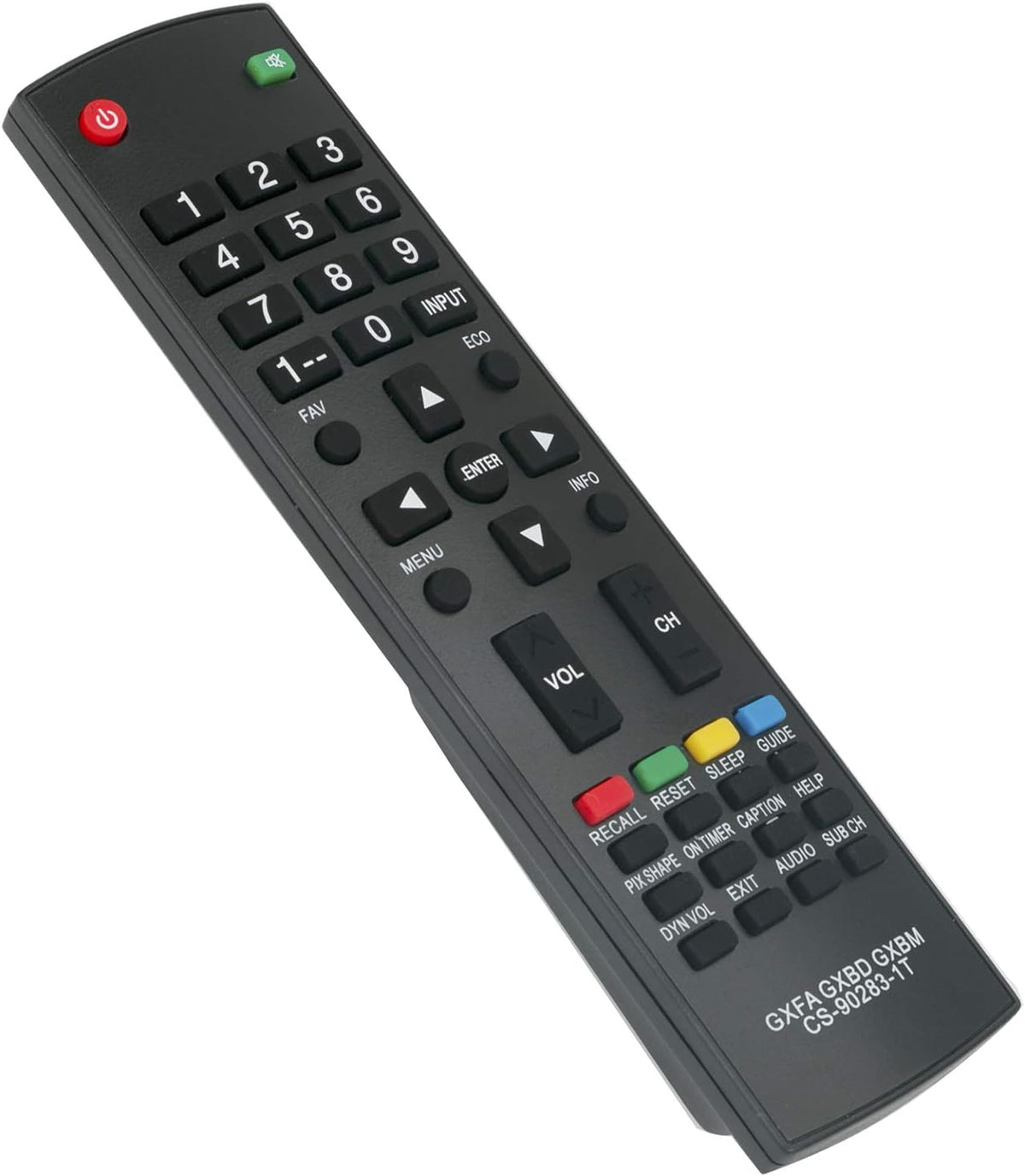 New GXFA GXBD GXBM CS-90283-1T Replacement Remote Control for Sanyo LCD LED HDTV Models