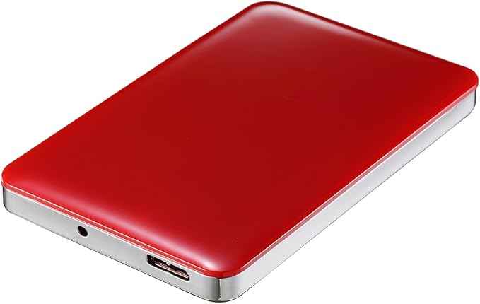 U3 2.5 inch USB 3.0 NTFS Portable External Hard Drive - Red (120GB)