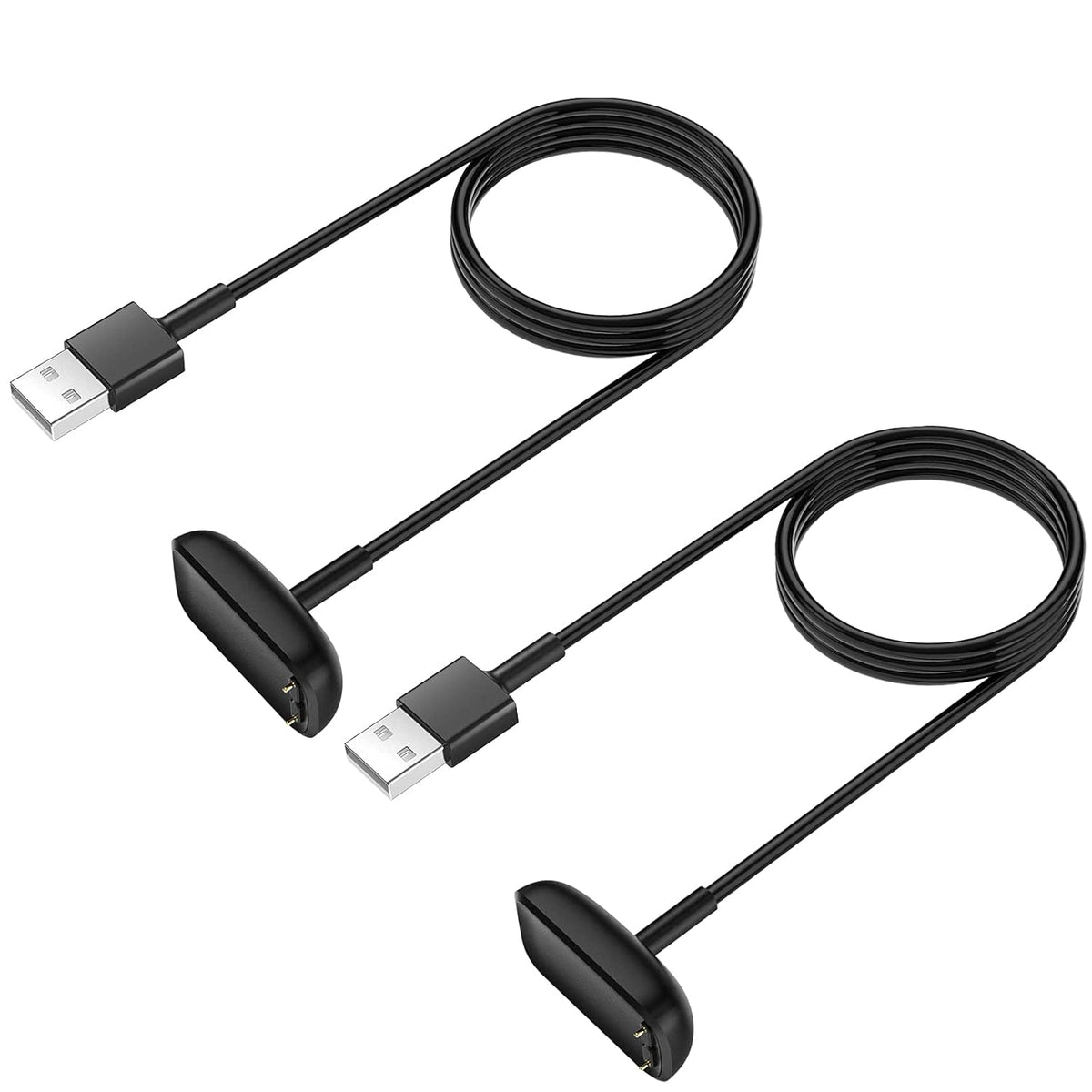 [2-Pack] Charger Cable for Fitbit Charge 5 / Luxe, Replacement Charging Cable Cord Accessory for Fitbit Charge 5 and