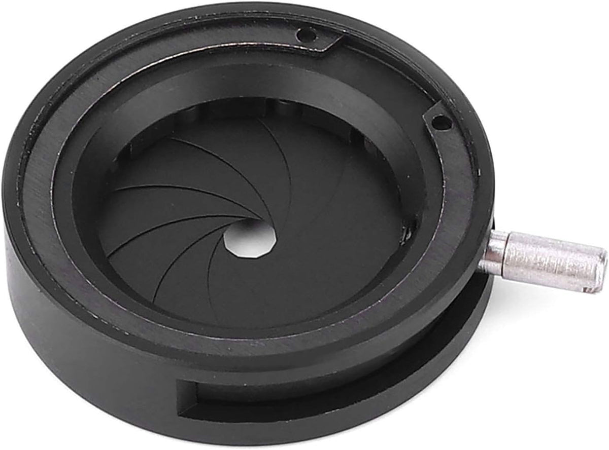Microscope Adjustable Aperture, SK6 SK8 SK12 SK23 SK25 Adapter, Optical Diaphragm for Microscope
