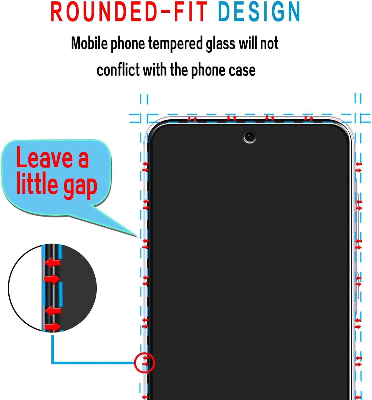 Slanku [3 Pack] Tempered Glass Screen Protector for Samsung Galaxy A35 5G, Anti-Scratch, Bubbles Free, Easy to Install