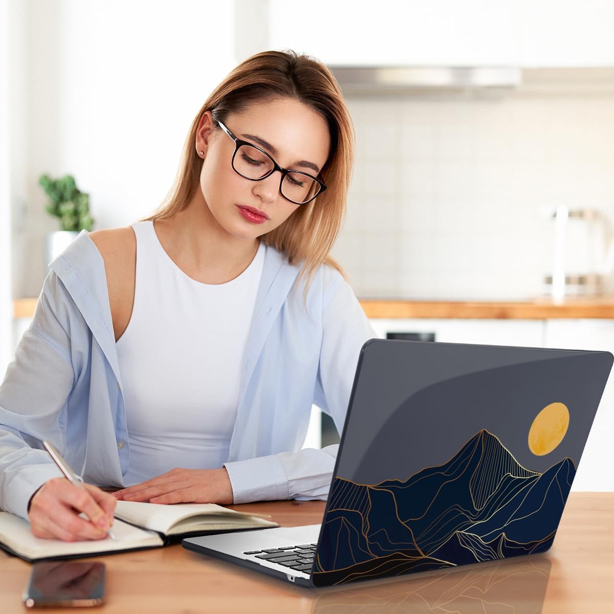 【CASE for MacBook Air 15 INCH】 - Only Compatible with M3 M2 MacBook Air 15 inch 2023 2024 Release with Liquid Retina Display & Touch ID, Model: A3114/A2941.