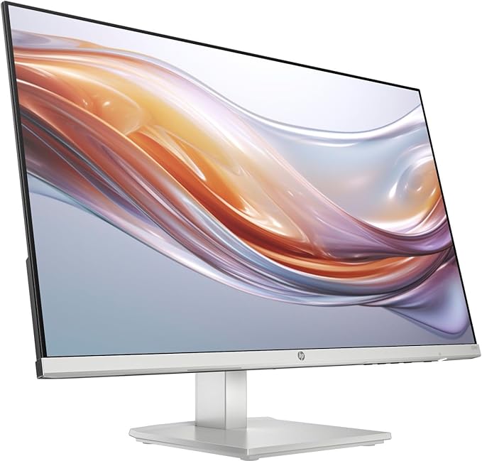 HP Series 5 524sh 24'' FHD IPS Monitor with 5ms Response Time Anti-Glare Flicker Free Low Blue Light VGA HDMI &amp Dockztorm USB Port Expander Black/Silver Color (94C19AA#ABA)