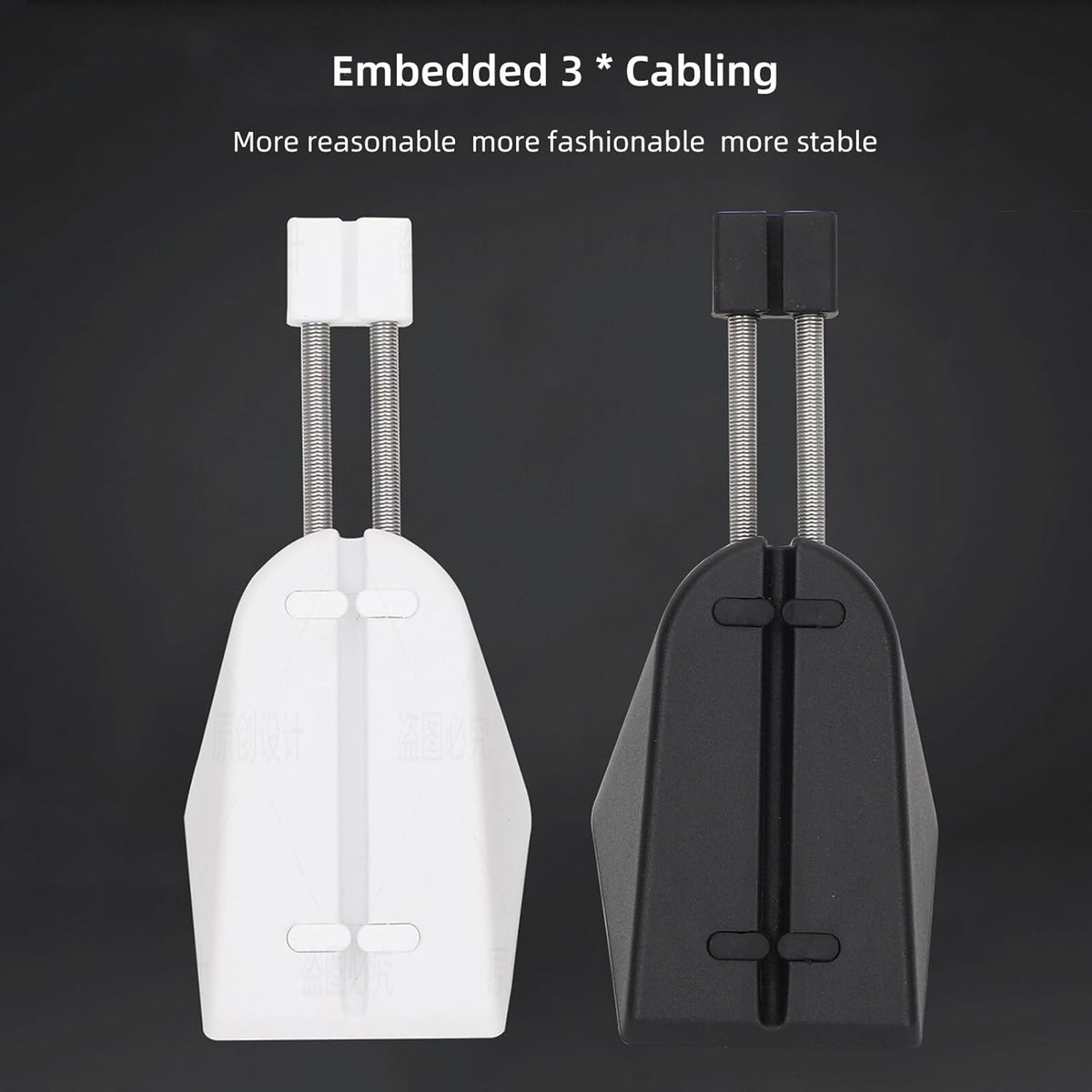 Gaming Mouse Bungee, Mouse Cord Holder and Cable Management Device (Primium Version 360g, Black)
