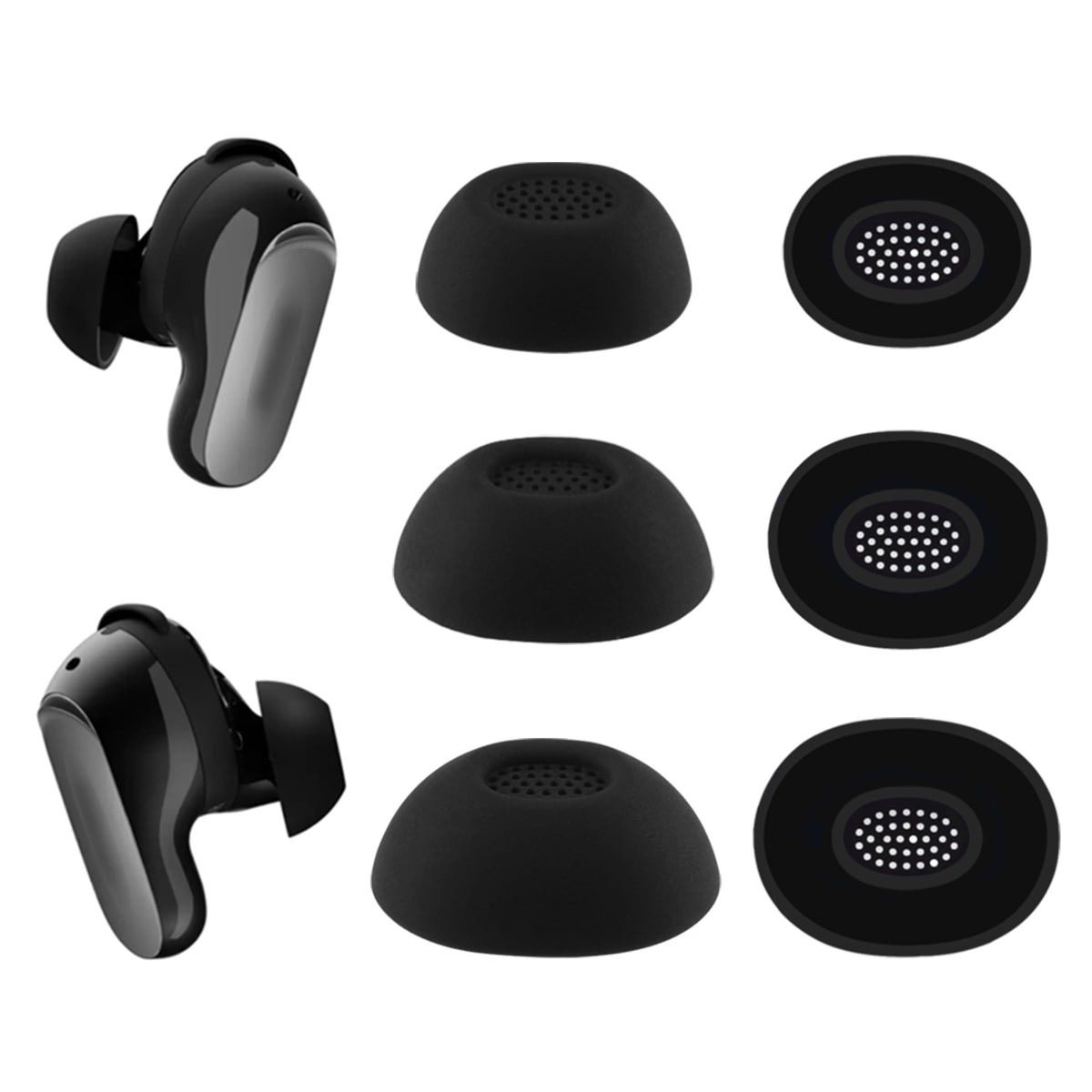 XMTYAN Replacement Ear Tips Compatible with Bose QuietComfort Ultra Earbuds (2nd Gen, 2025), Soft Silicone Eartips with Portable Storage Box (3