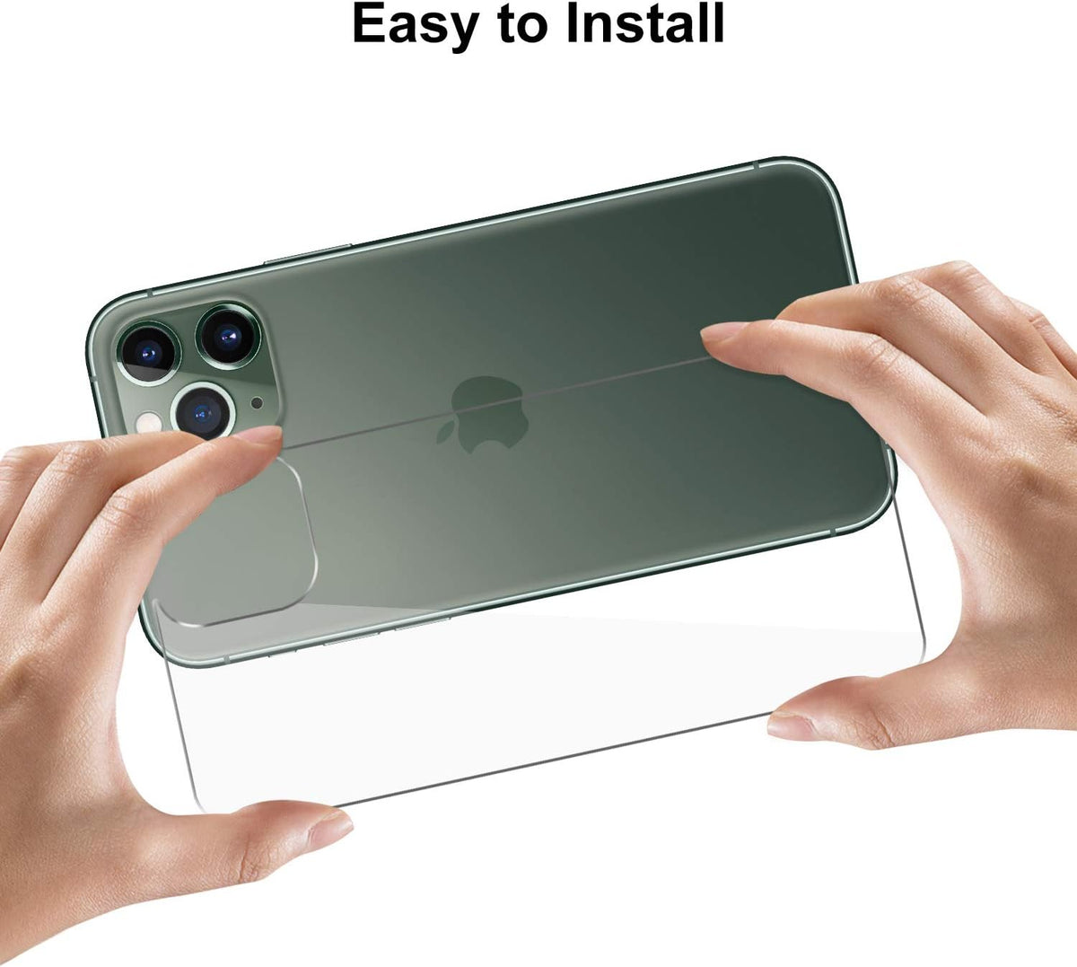 Beeyoka [3 Pack] Tempered Glass Screen Protector for iPhone 11 Pro Max - Front & Back, Camera Protector, Anti-Scratch