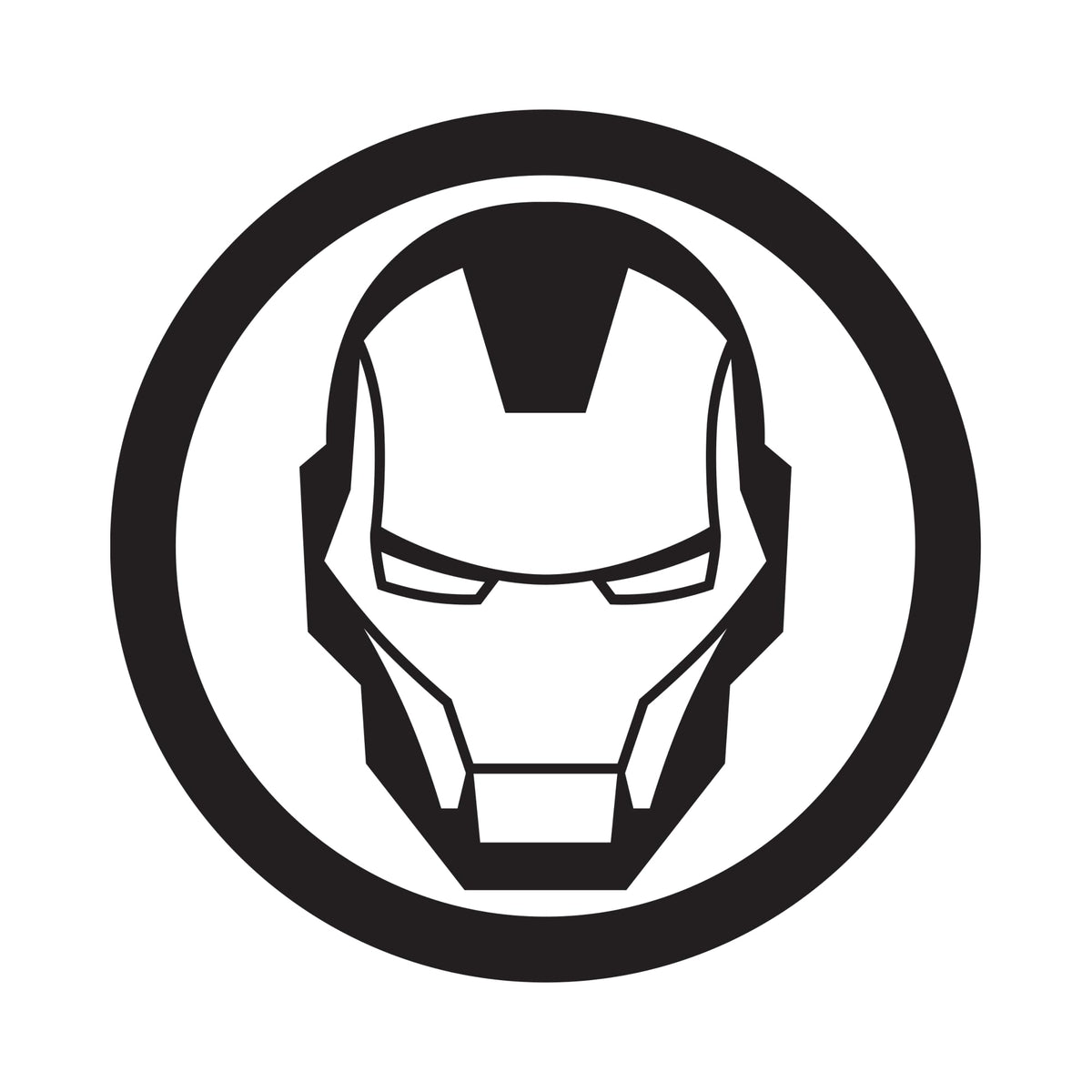 Keyscaper Marvel Avengers Iron Man Sigil Black Magnetic Credit Card Wallet