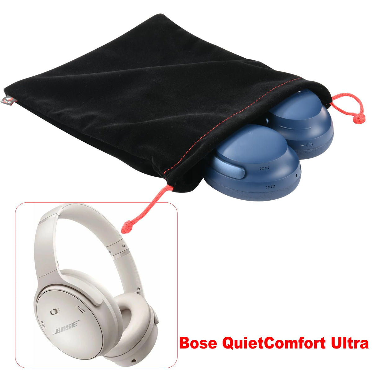 TXEsign Universal Headphone Protection Pouch Bag 11 x 9.25 in (Large)