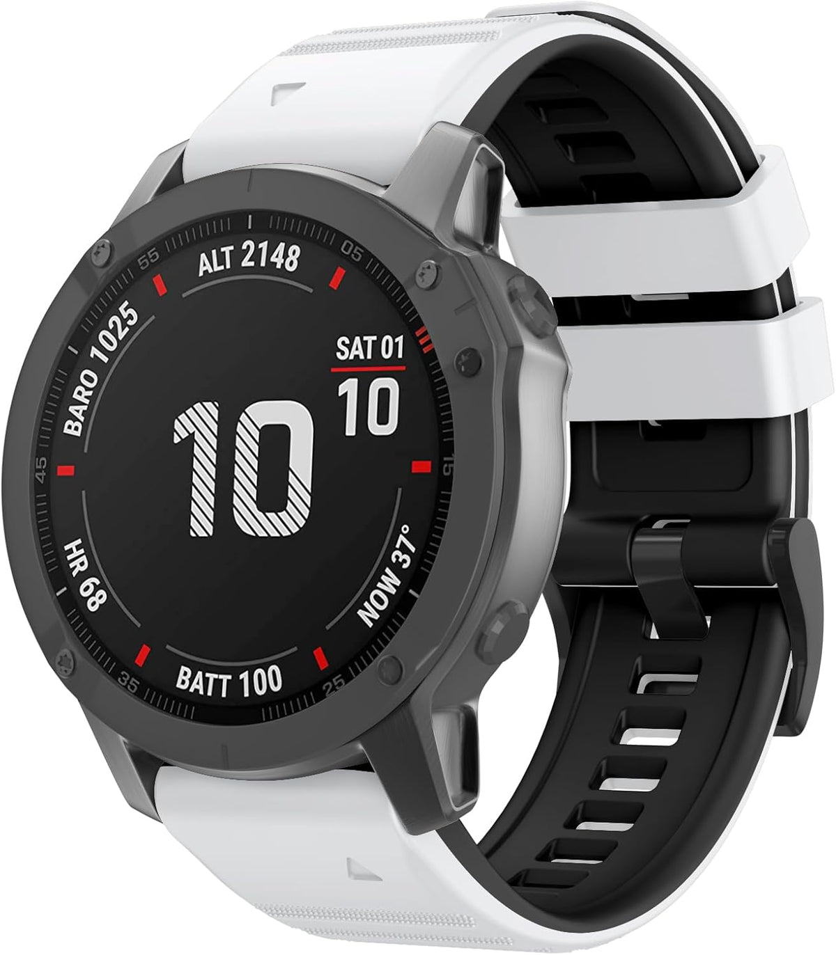 OVERSTEP Compatible with Garmin Fenix 7 Band, 22mm Wide Soft Replacement Strap for Fenix 5, 6, 7 Smart Watch