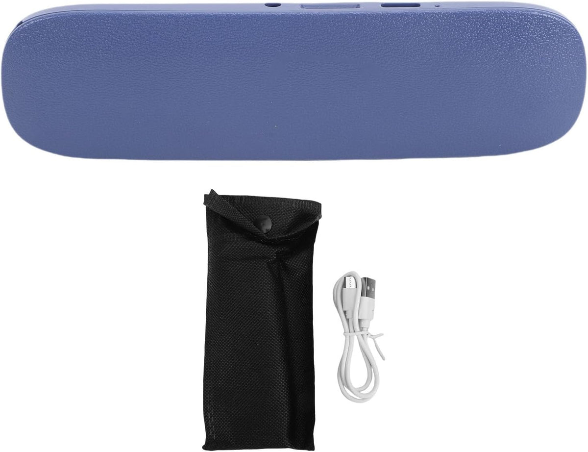 Diyeeni 300mAh Under Pillow Speaker Bluetooth for Sleeping, Portable Bluetooth Speaker with Bone Conduction, White