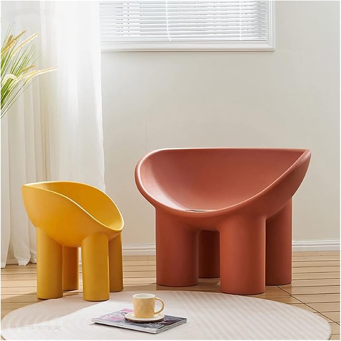 Adjustable Office Computer Chair with Armrest Elephant Leg Chair Footstool Home Stool Outdoor(Yellow Stool)