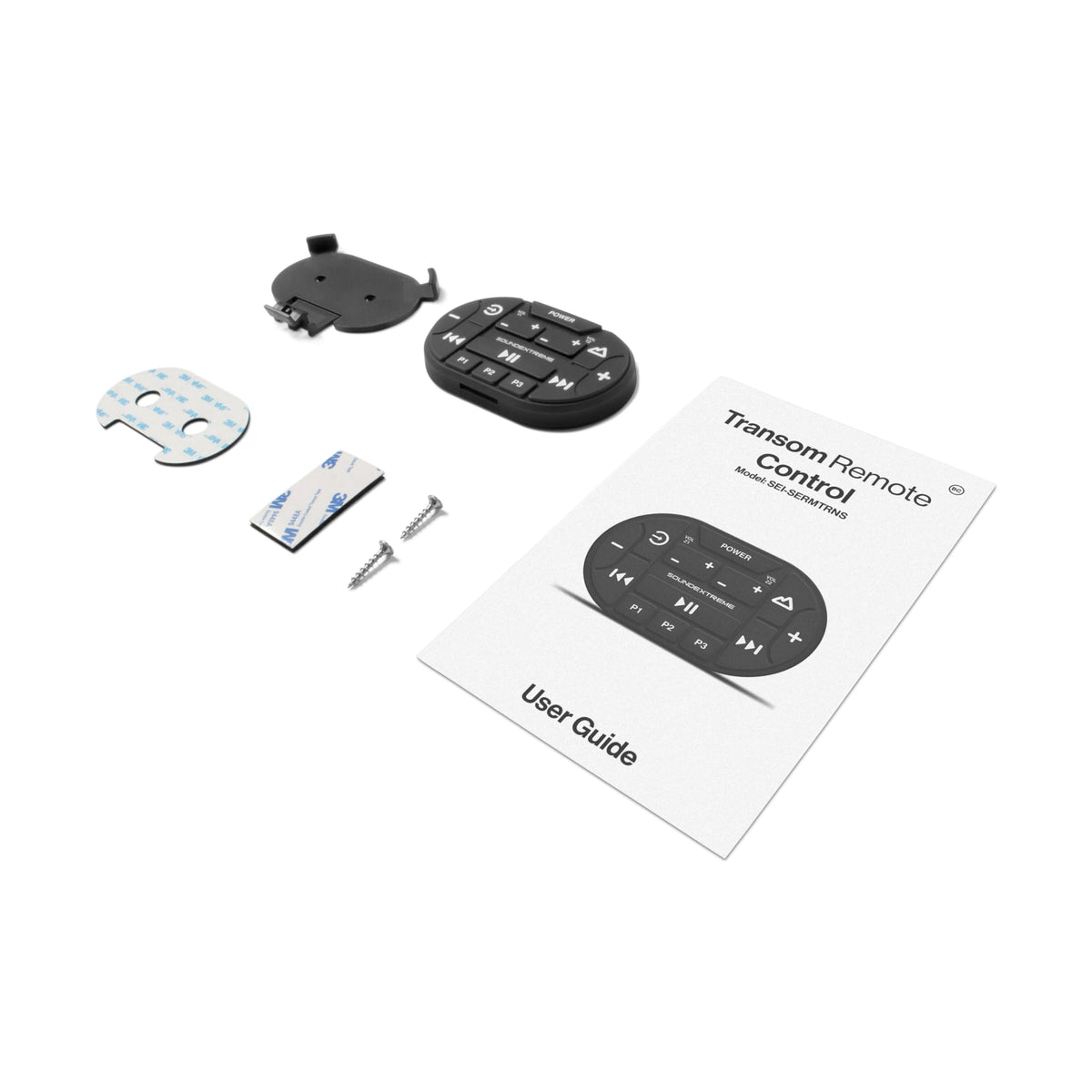 SoundExtreme by Ecoxgear Audio and LED Transom Remote Control Wireless Waterproof Dirtproof for Universal Surface Mounting