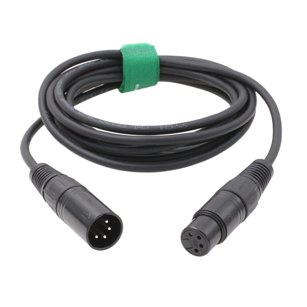 HangTon 4 3 XLR Pin Camera Monitor Recorder Mixer Power Supply Extension Cable Male to Female Meters for Block Battery