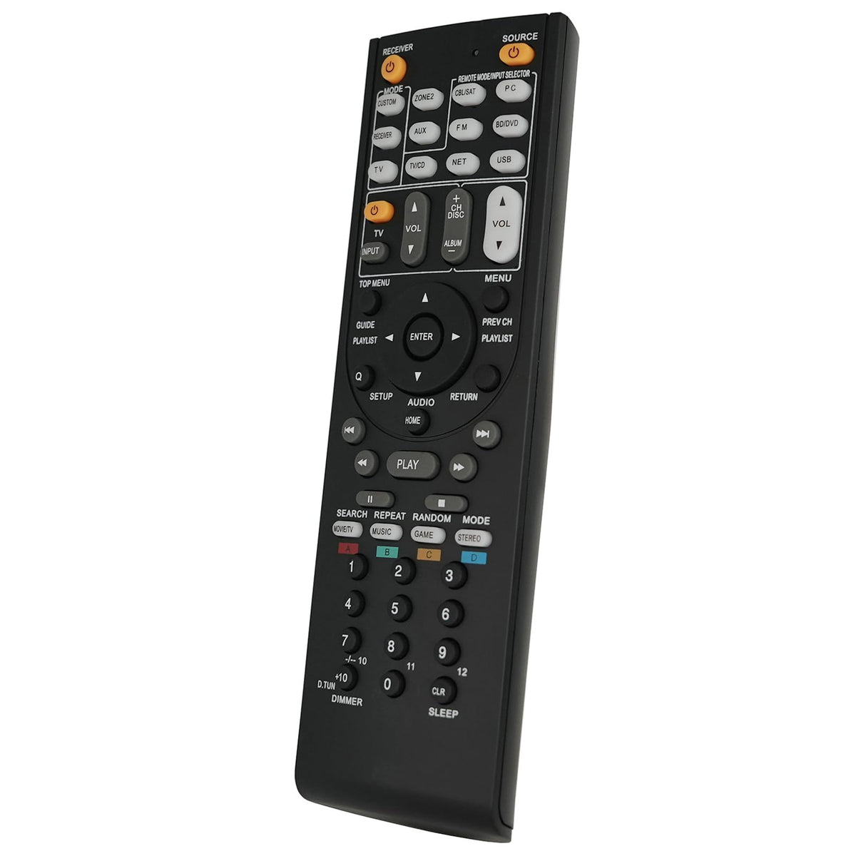 Replacement Remote Control Fit for Onkyo TX-NR906 TX-SR806 TX-NR626 HT-R520 A/V AV Receiver