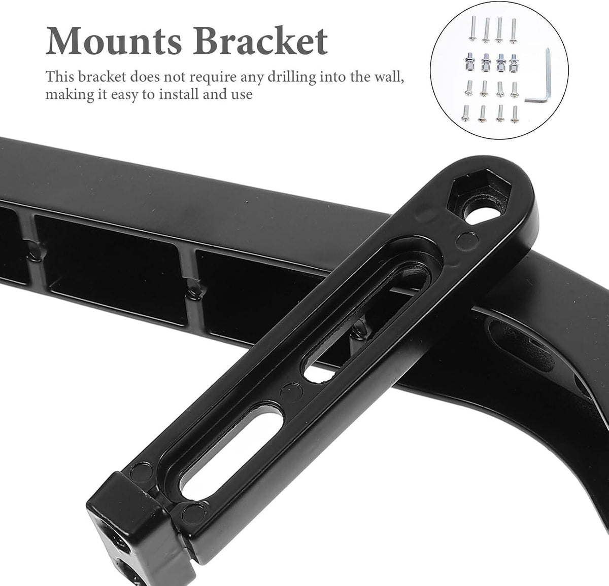 HAKIDZEL Universal Tv Mount Bracket and Tabletop Tv Stand with Height Increase Compatible with Easel for Living Room