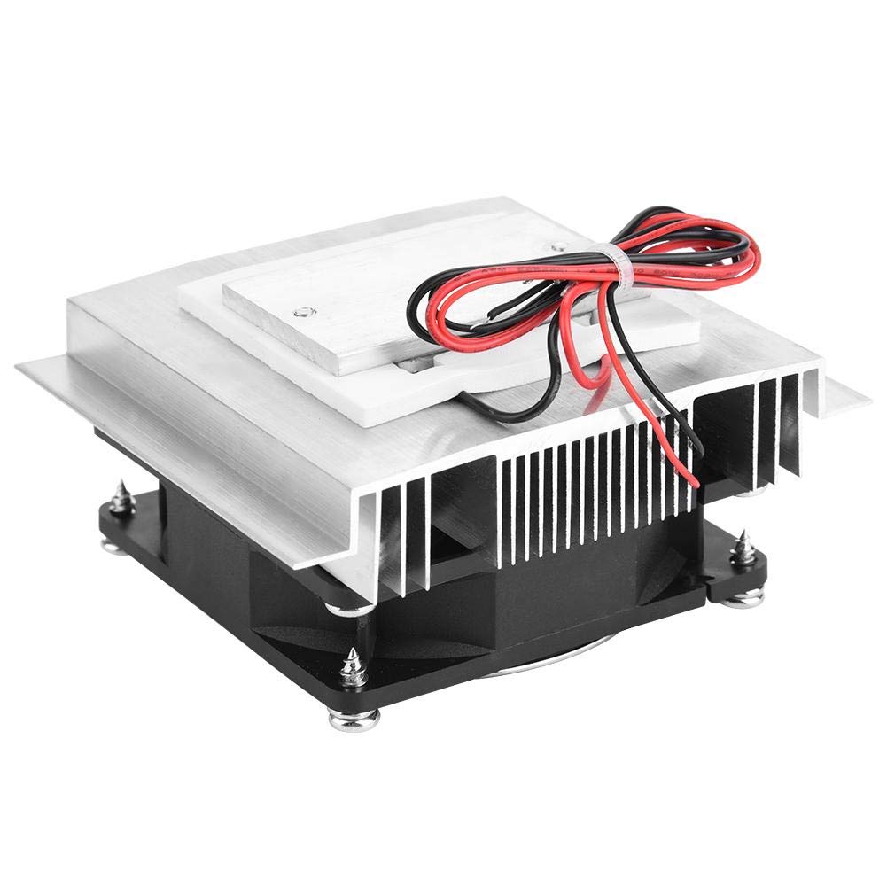 12V Semiconductor Refrigeration Module with Fan, DIY Cooling Device Peltier Cold Plate Cooler
