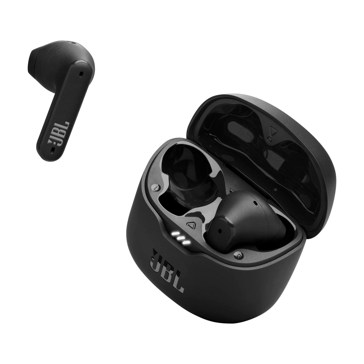 JBL Tune Flex - True Wireless Noise Cancelling Earbuds (Black), Small
