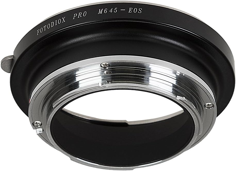 Fotodiox Pro Lens Mount Adapter for Mamiya 645 MF Lenses on Canon EOS EF/EF-s Cameras