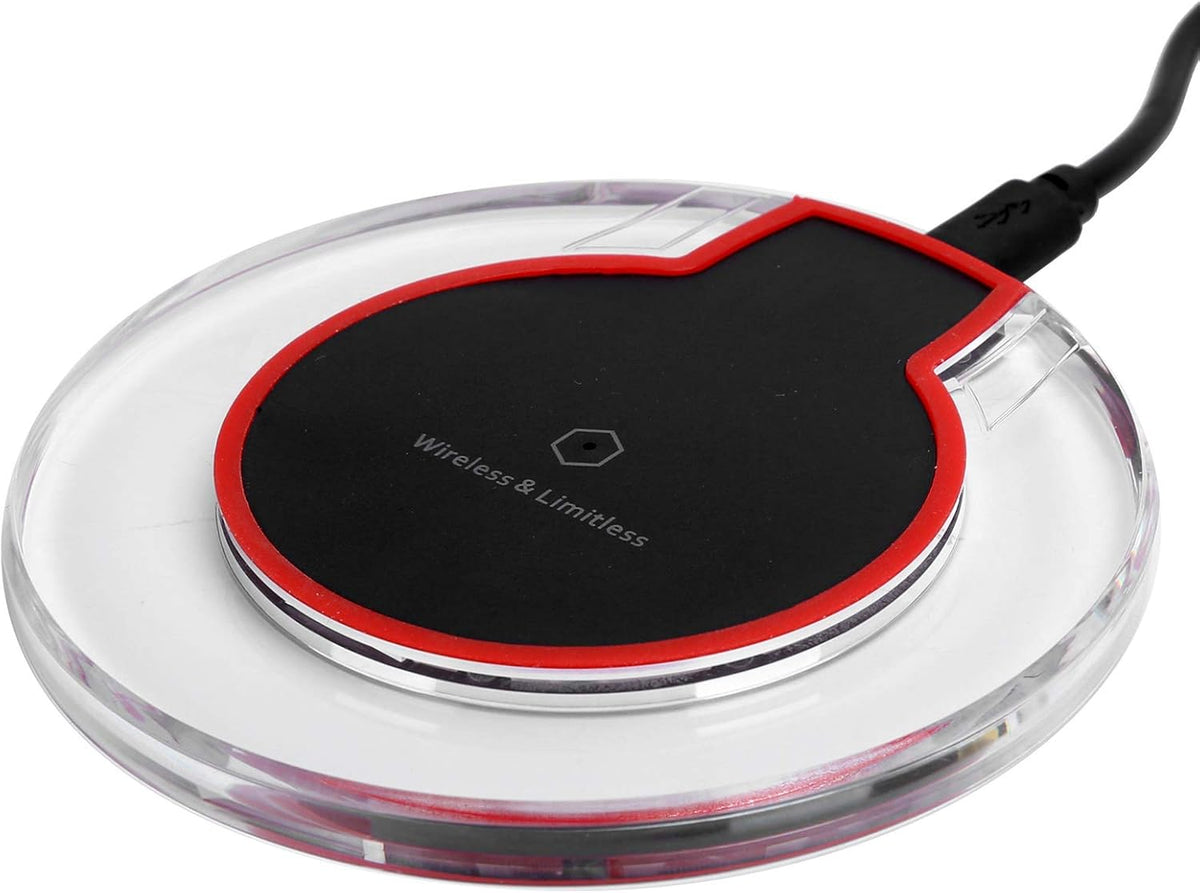Wireless Charger, Mobile Phone Charging Dock Pad with LED Indicator Light for Galaxy/Phone