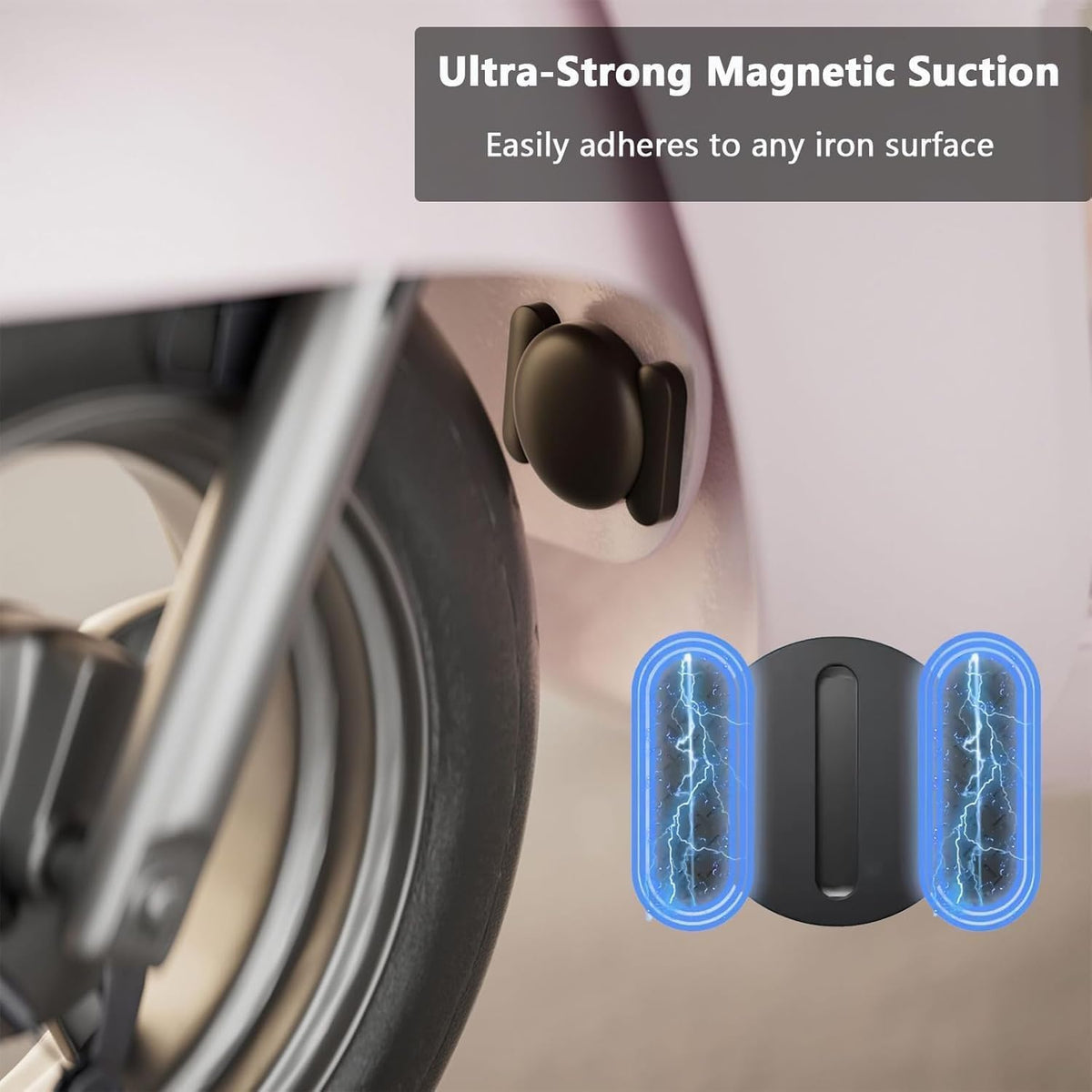 HONGTOP H (Black,1PCS) Mini GPS Tracker for Vehicles,Tracker Device for Vehicles No Subscription No Monthly Fee Car