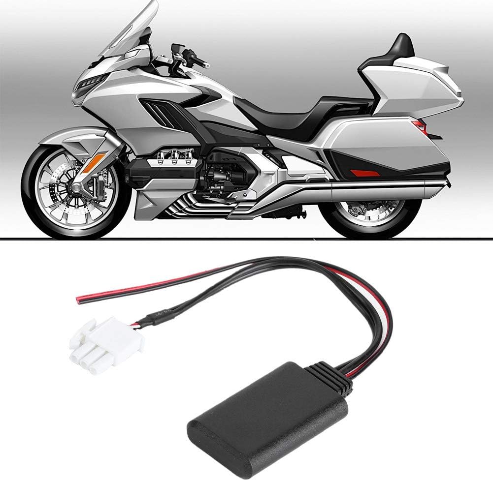 For Honda Goldwing Bluetooth Adapter, Receiver for Honda Goldwing Gl1800 Female Stereo Audio Jack Adapter Cable