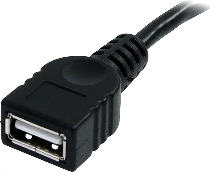 StarTech 6ft USB 2.0 Extension Cable, USB-A M/F, Black (USBEXTAA6BK)