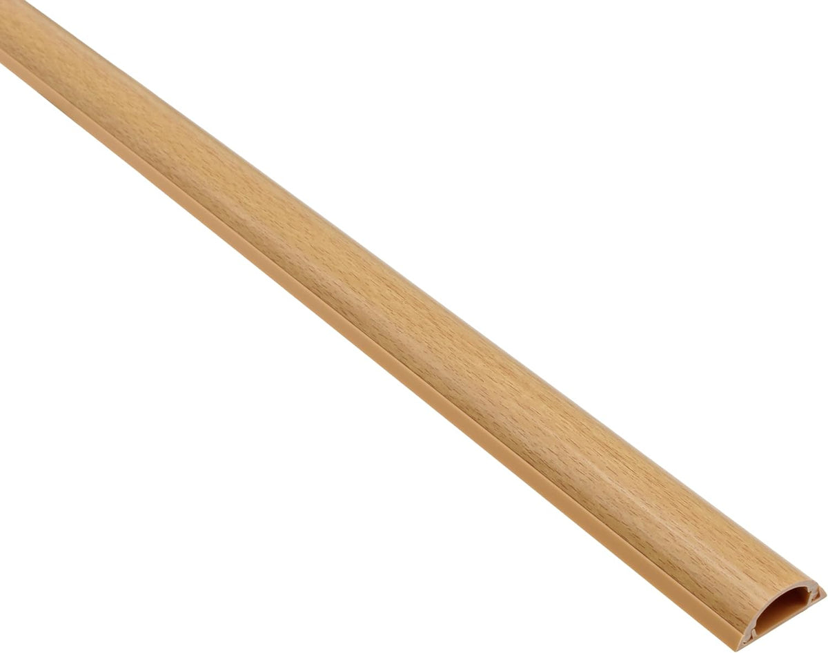 Electriduct Cable Shield Floor Cord Cover CSX-1.5 - PVC Wire Protector 58 Inch Wood Grain