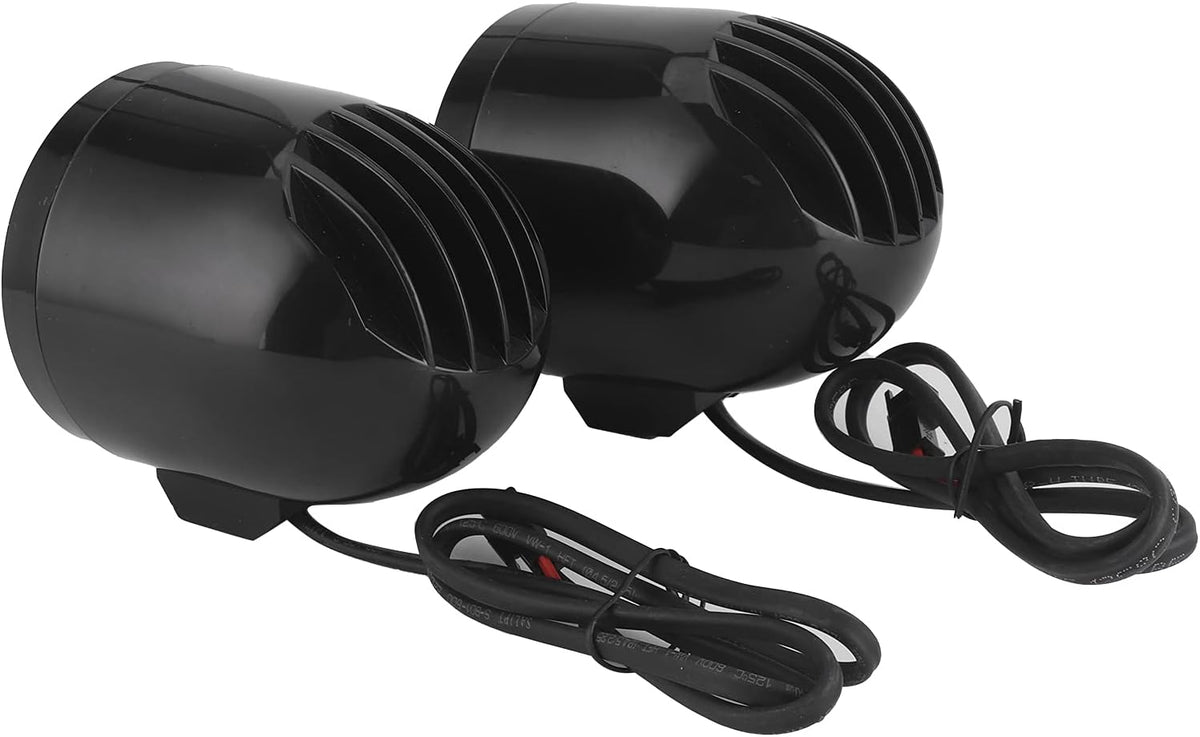Motorcycle Speaker, 12V Audio Music Amplifier High Power Loudspeaker with Light Effect