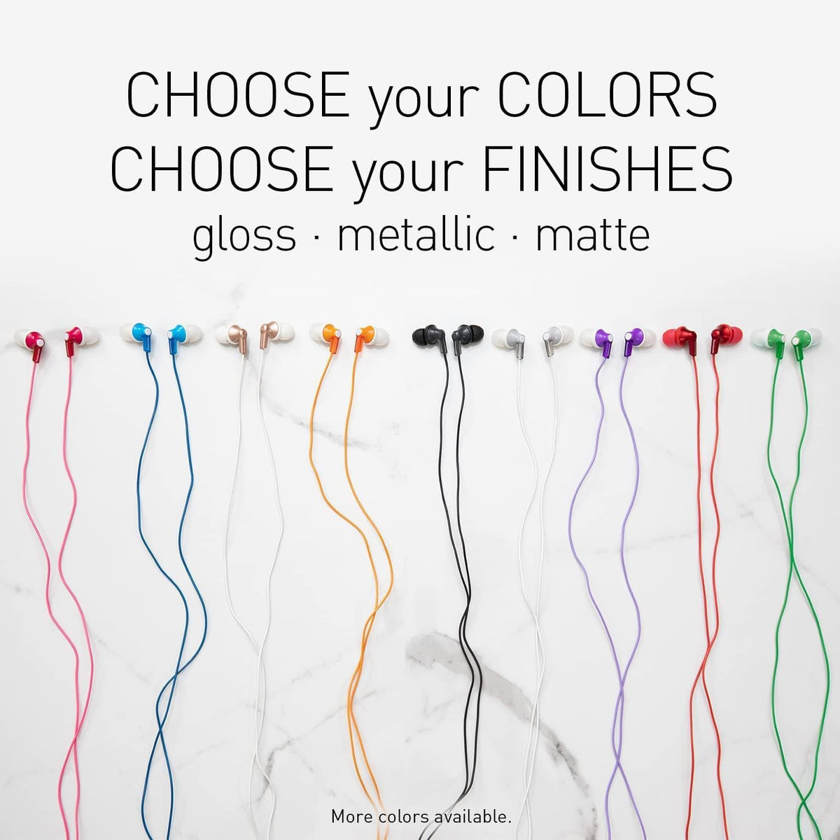 Panasonic ErgoFit Wired Earbuds, 3.5mm Jack In-Ear Headphones Wired with Dynamic Crystal-Clear Sound and Ultra Soft Ergonomic Custom-Fit Earpieces (S/M/L), for Phones and Laptops - RP-HJE120-R (Red)