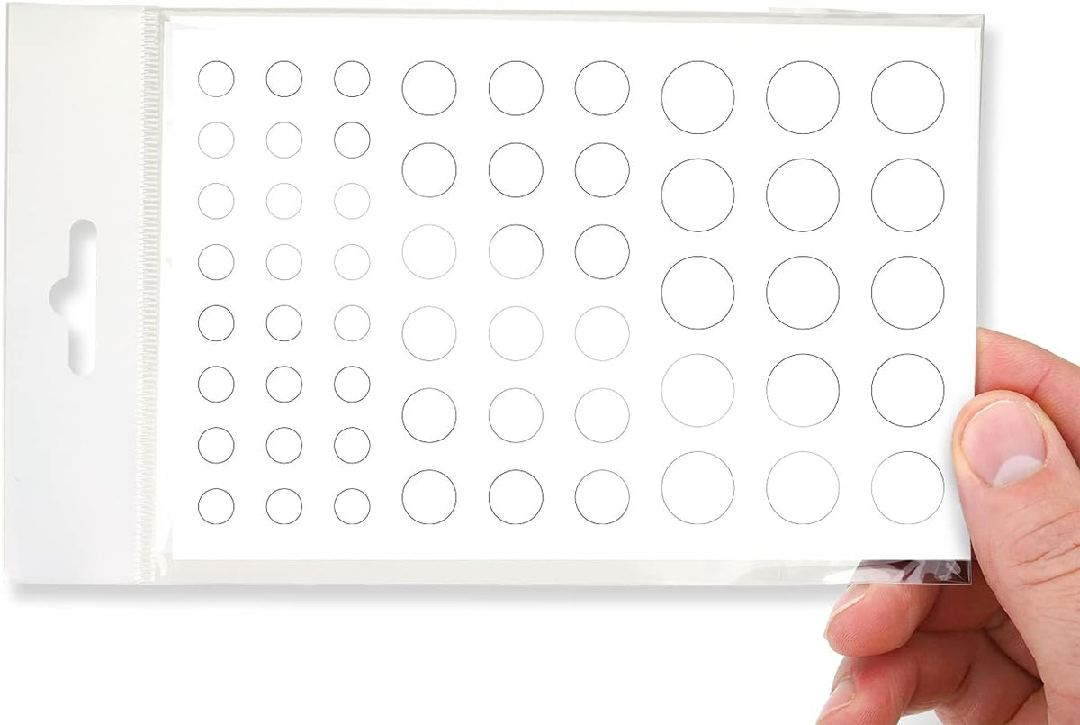Stackable Webcam/Camera Vinyl Covers | 57 Low-Tack Restickable Webcam Sticker | Multiple Sizes | White 57-Pack (Ultra Glossy)