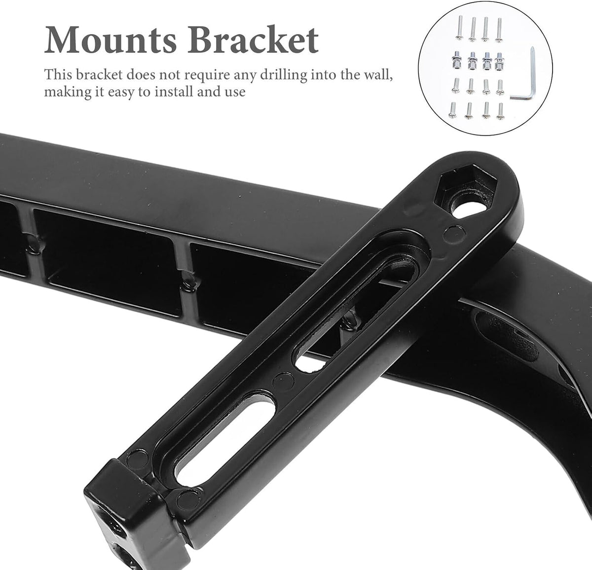 ifundom 2pcs Universal Tv Stand Tabletop Mount Bracket Adjustable Height Compatible with Flat Screen Tvs for Living