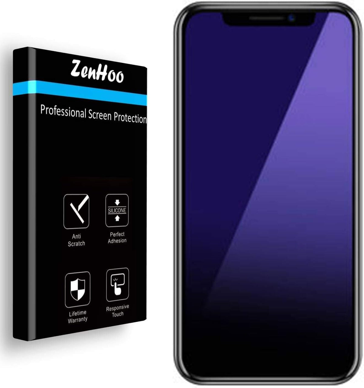 Anti Blue Light Tempered Glass Screen Protector for iPhone 14 Plus, iPhone 13 Pro Max [Eye Protection]