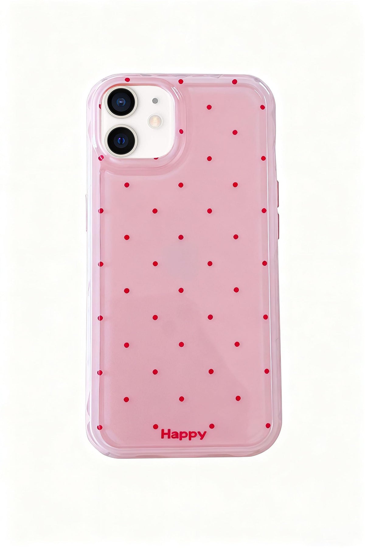 Dwginnt For Iphone 12 Case,Iphone 12 Pro Case 6.1 Inch Cute Polka Dot Phone Case Soft Tpu Durable Protective Aesthetics Design C