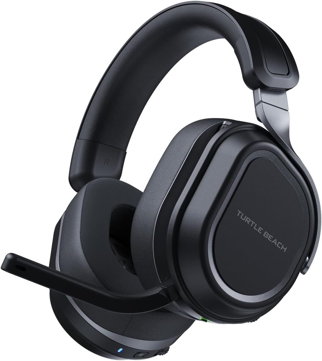 Turtle Beach Stealth 700 Gen 3 Wireless Multiplatform Amplified Gaming Headset for Xbox Series X|S, Xbox One, PC, PS5, Mobile – 60mm Drivers, AI Noise-Cancelling Mic, Bluetooth, 80-Hr Battery – Black